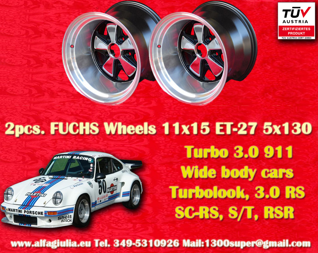 Porsche Fuchs Porsche 911  11x15 ET-27 5x130 c/b 71.6 mm Wheel