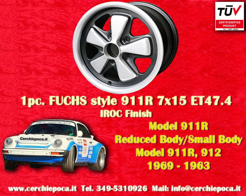 Porsche Fuchs Porsche 911 912 914/6  7x15 ET47.4 5x130 c/b 71.6 mm Wheel
