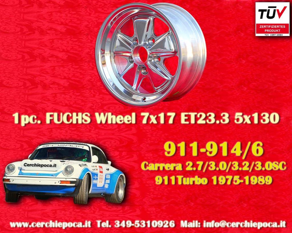 Porsche Fuchs Porsche 911  7x17 ET23.3 5x130 c/b 71.6 mm Wheel