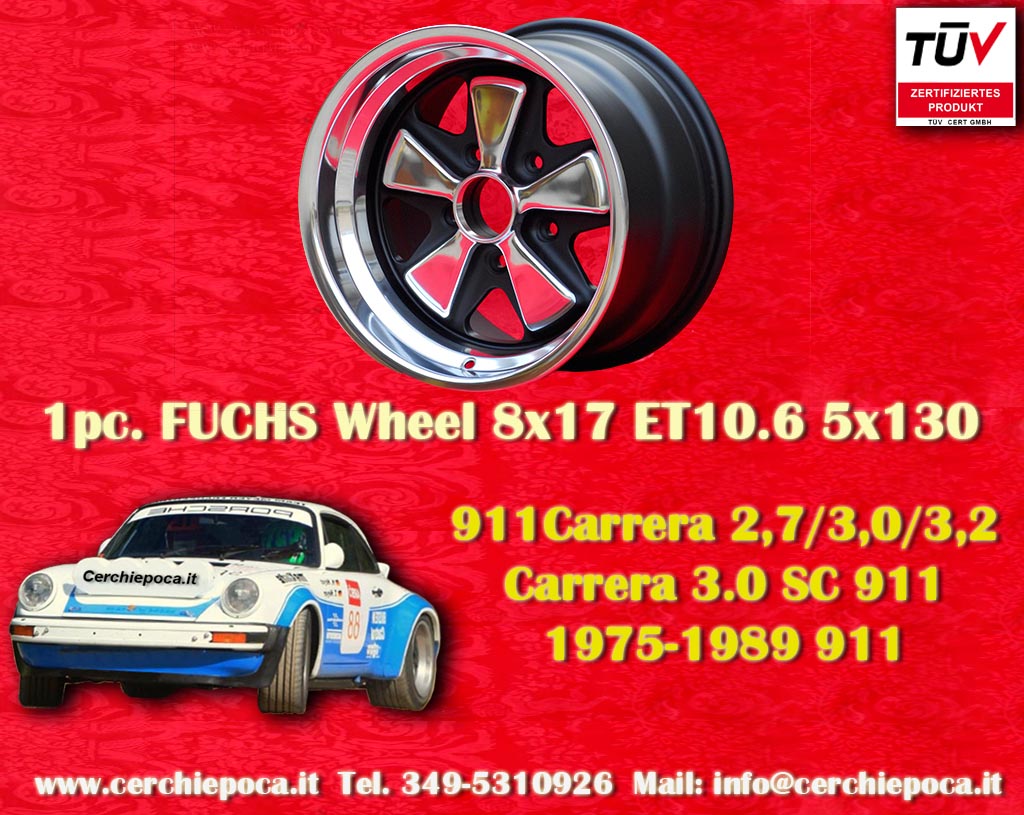 Porsche Fuchs Porsche 911  8x17 ET10.6 5x130 c/b 71.6 mm Wheel