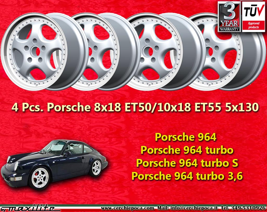 Porsche Speedline 993 Turbo, S, 4S, TL, 996, 996 4S, 996 GT3  10x18 ET55 5x130 c/b 71.6 mm Wheel