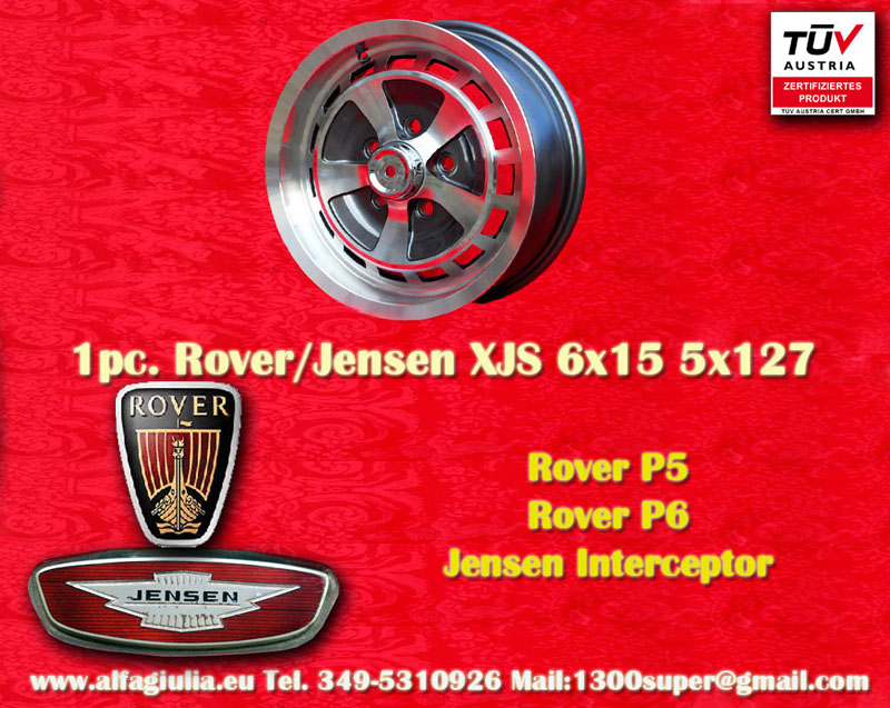 Jensen Jensen Interceptor  6x15 ET35 5x127 c/b 73.9 mm Wheel